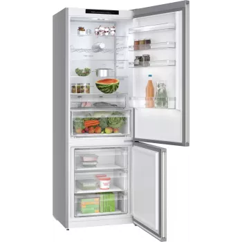 Bosch Serie 4 KGN492IAF külmik-sügavkülmik eraldiseisev 440 L roostevaba teras