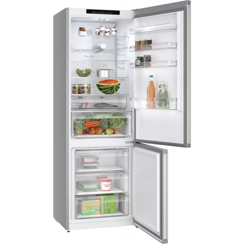 Bosch Serie 4 KGN492IAF külmik-sügavkülmik eraldiseisev 440 L roostevaba teras