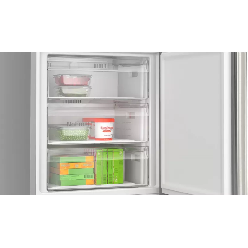 Bosch Serie 4 KGN492IAF külmik-sügavkülmik eraldiseisev 440 L roostevaba teras