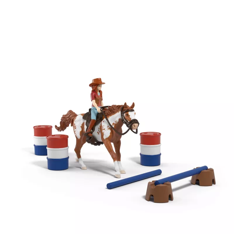 schleich HORSE CLUB Hannah' lääneseiklused, 5-aastastele, Hobused, Mitmevärviline, Plastist
