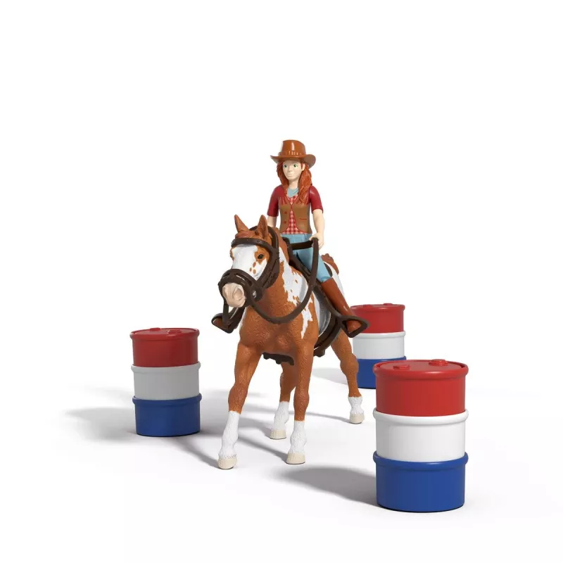 schleich HORSE CLUB Hannah' lääneseiklused, 5-aastastele, Hobused, Mitmevärviline, Plastist