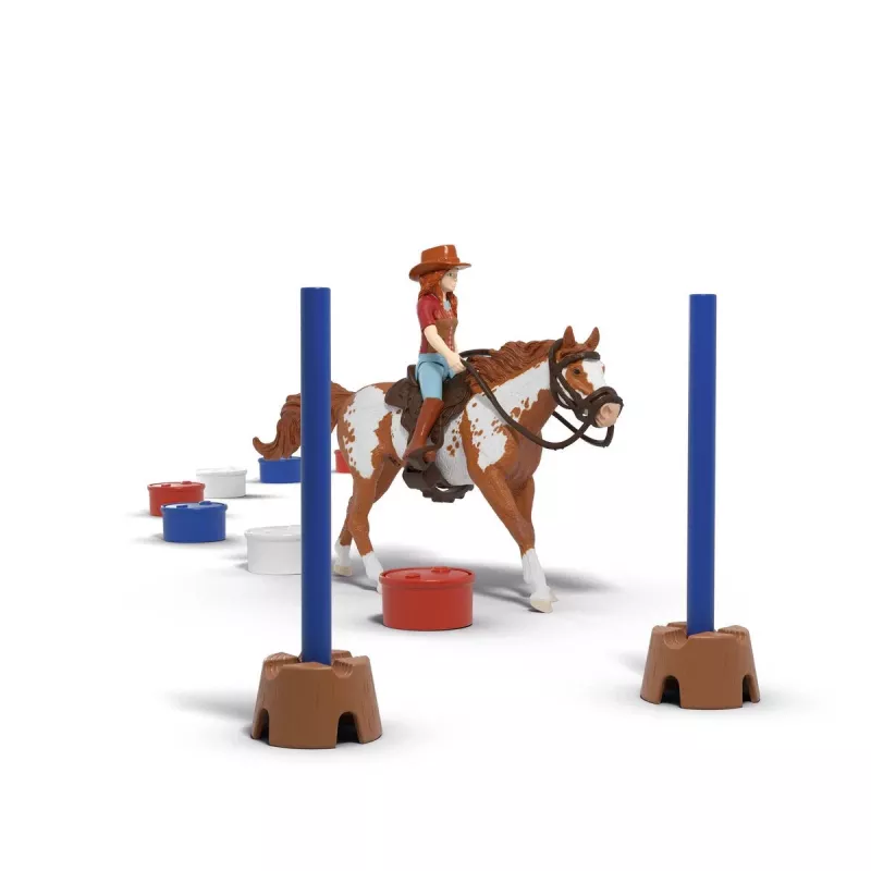 schleich HORSE CLUB Hannah' lääneseiklused, 5-aastastele, Hobused, Mitmevärviline, Plastist