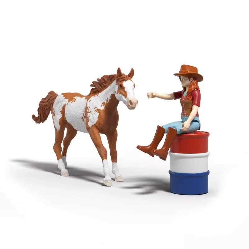 schleich HORSE CLUB Hannah' lääneseiklused, 5-aastastele, Hobused, Mitmevärviline, Plastist