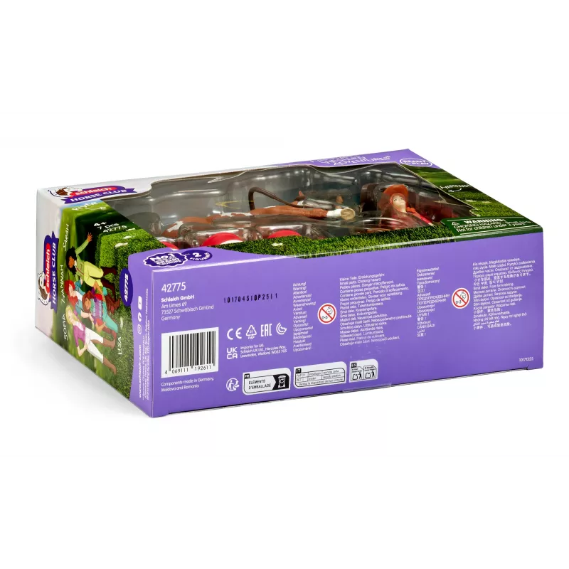 schleich HORSE CLUB Hannah' lääneseiklused, 5-aastastele, Hobused, Mitmevärviline, Plastist