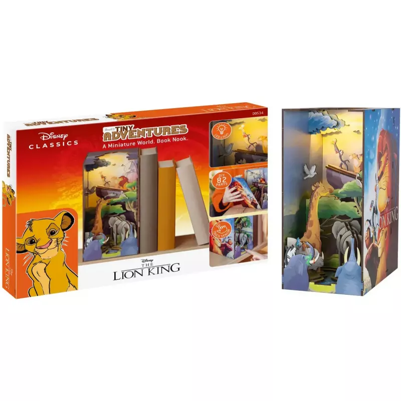 Plastmudeli komplekt REVELL Tiny Adventures Disney Lõvikuningas 00534 — mõõtkava täpsustamata, klõpsatavad detailid, lastele