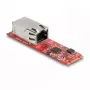 DeLOCK muundur M.2 Key B+M isane RJ45-le 2.5 Gigabit LAN port
