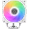 CPU jahuti SCYTHE Mugen 6 Dual Fan Valge ARGB Edition, kaks 120 mm ventilaatorit, valge viimistlus