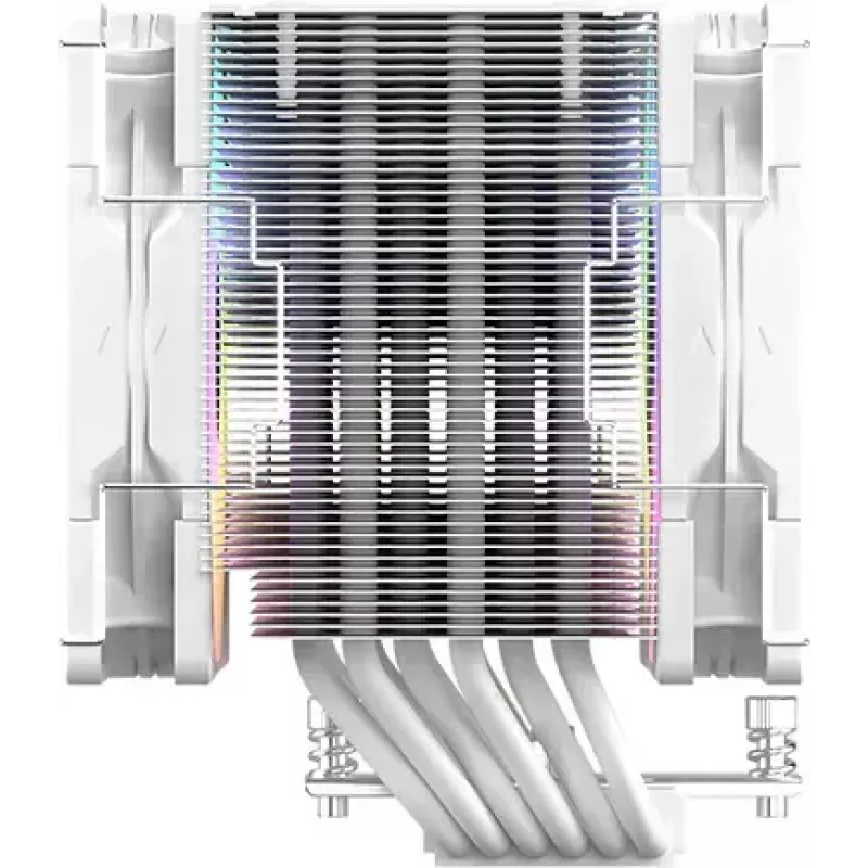 CPU jahuti SCYTHE Mugen 6 Dual Fan Valge ARGB Edition, kaks 120 mm ventilaatorit, valge viimistlus