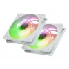 CPU jahuti SCYTHE Mugen 6 Dual Fan Valge ARGB Edition, kaks 120 mm ventilaatorit, valge viimistlus