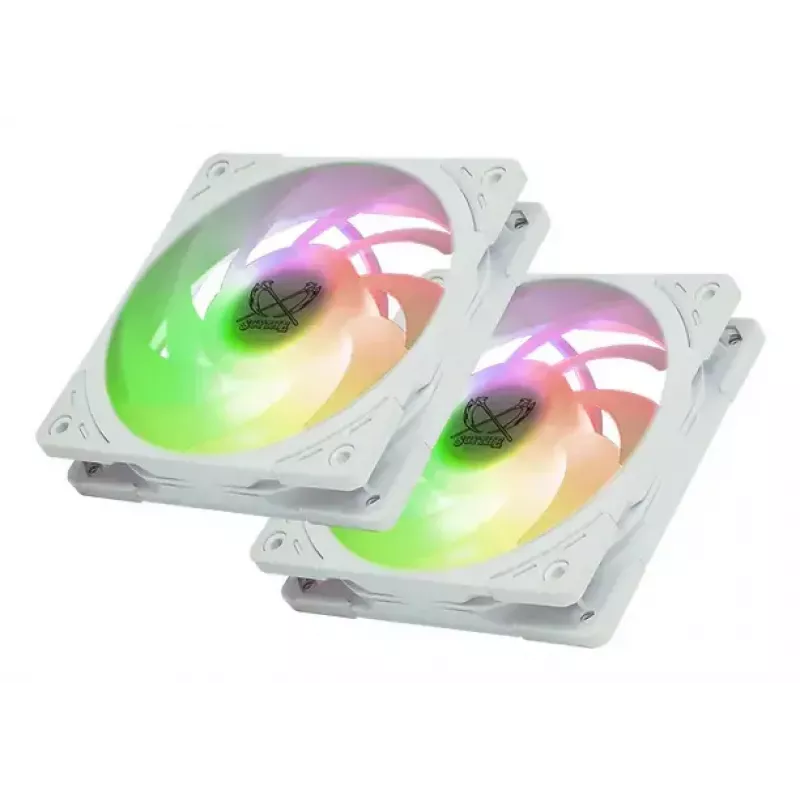 CPU jahuti SCYTHE Mugen 6 Dual Fan Valge ARGB Edition, kaks 120 mm ventilaatorit, valge viimistlus