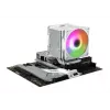 CPU jahuti SCYTHE Mugen 6 Dual Fan Valge ARGB Edition, kaks 120 mm ventilaatorit, valge viimistlus