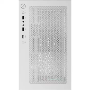 Tornarvuti korpus AEROCOOL Viewport Mini-G-WT-v4 ARGB kahe karastatud klaasiga paneeliga, valge