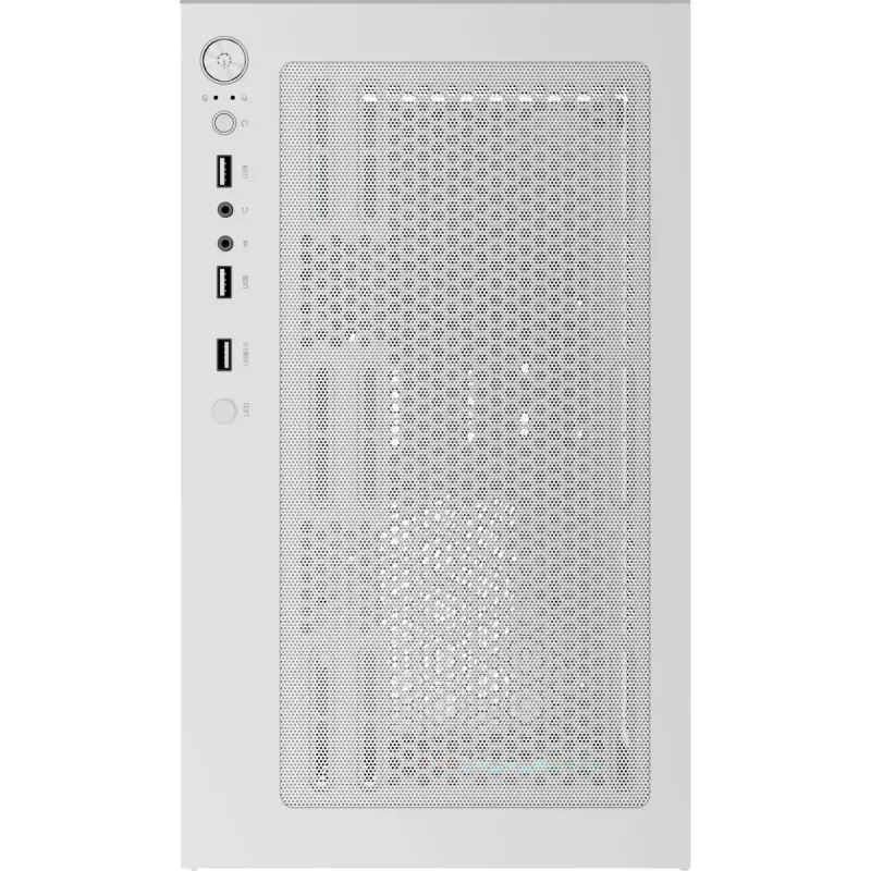 Tornarvuti korpus AEROCOOL Viewport Mini-G-WT-v4 ARGB kahe karastatud klaasiga paneeliga, valge