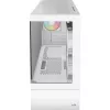 Tornarvuti korpus AEROCOOL Viewport Mini-G-WT-v4 ARGB kahe karastatud klaasiga paneeliga, valge