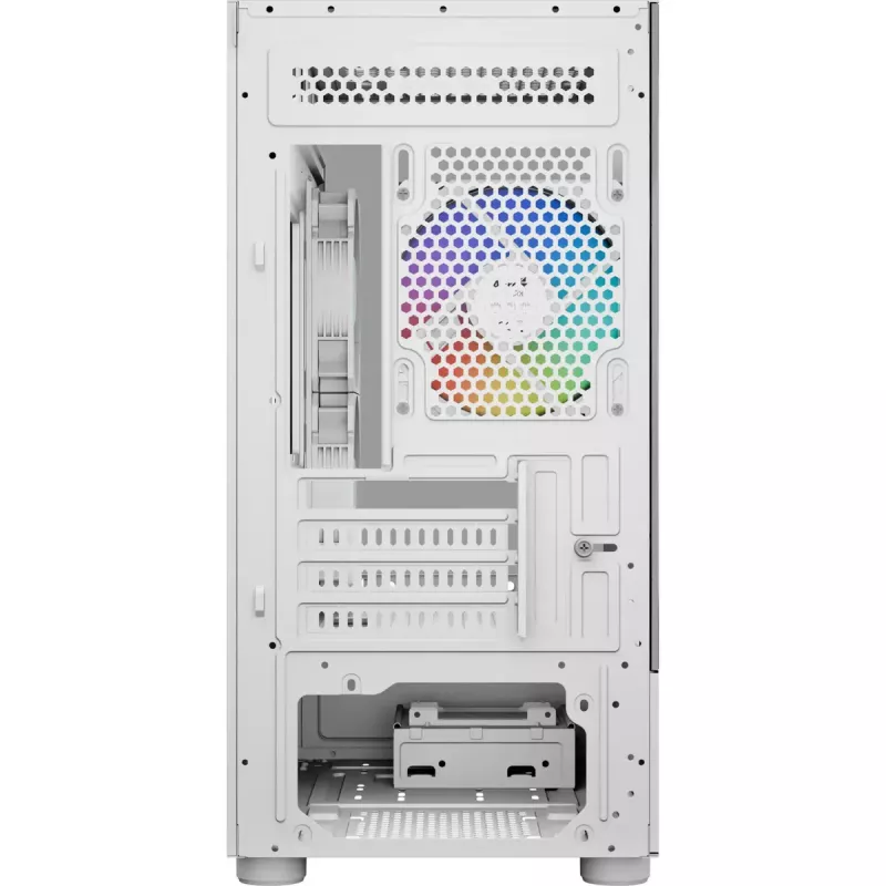 Tornarvuti korpus AEROCOOL Viewport Mini-G-WT-v4 ARGB kahe karastatud klaasiga paneeliga, valge