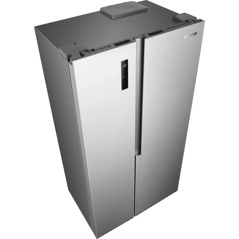 Gorenje külmik-sügavkülmik NRS917E41X SI, eraldiseisev, Ameerika uks, hall, 2 ust, puutetundlik, LED