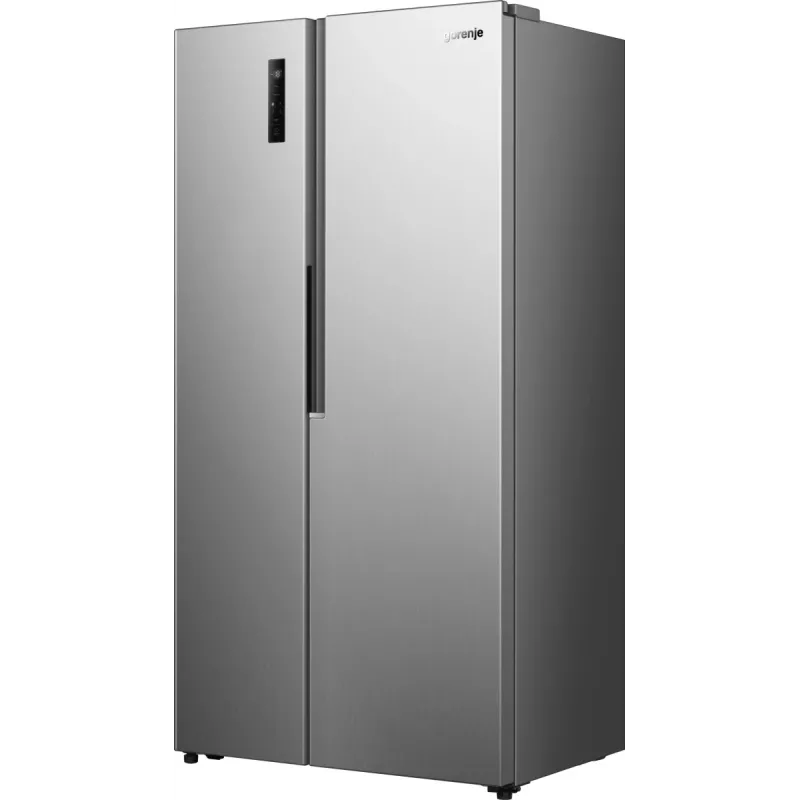 Gorenje külmik-sügavkülmik NRS917E41X SI, eraldiseisev, Ameerika uks, hall, 2 ust, puutetundlik, LED