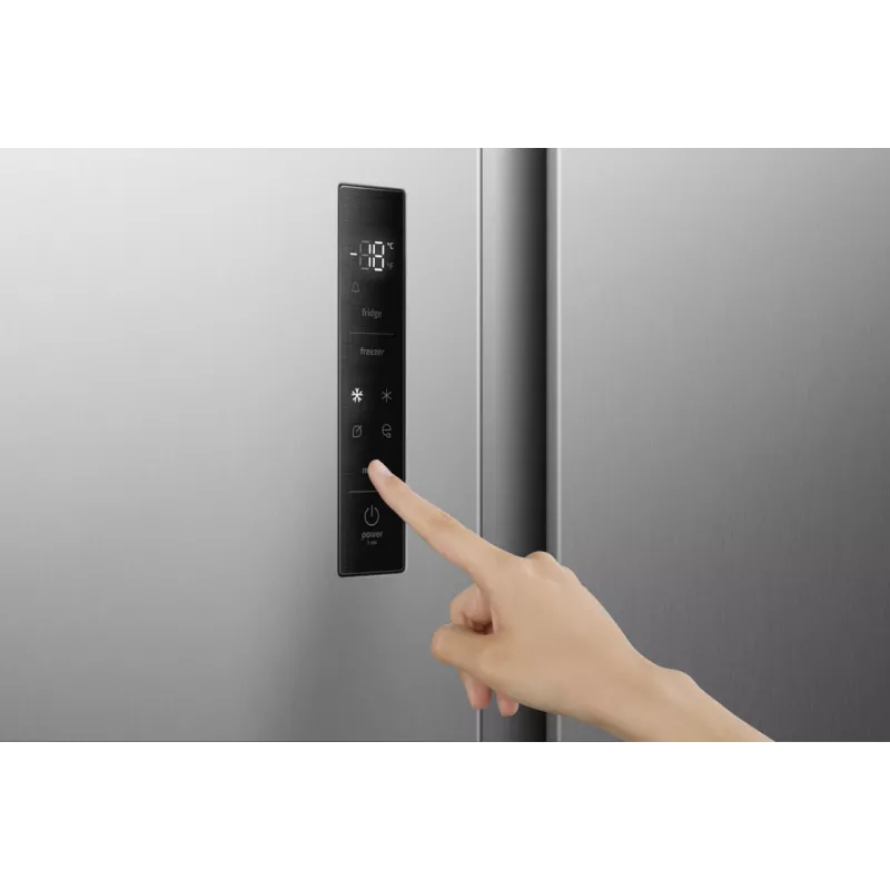 Gorenje külmik-sügavkülmik NRS917E41X SI, eraldiseisev, Ameerika uks, hall, 2 ust, puutetundlik, LED