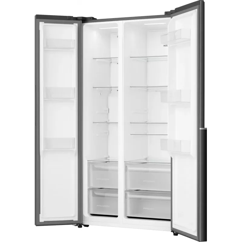 Gorenje HZF55082 NRS917E41BX G400, eraldiseisev, Ameerika-tüüpi uks, must, 2 ust, puutetundlik, LED