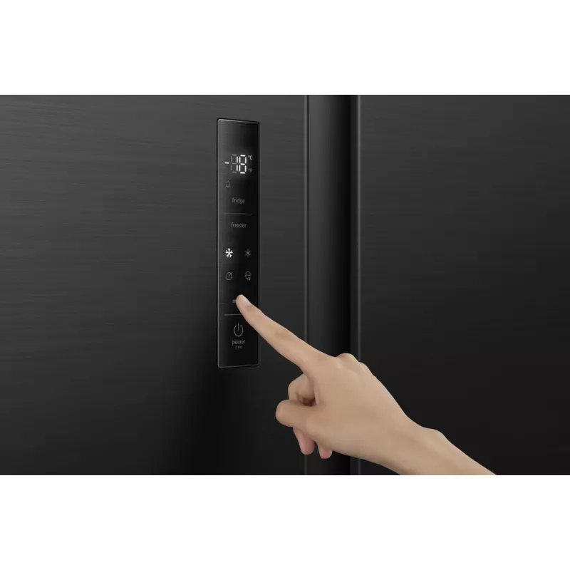 Gorenje HZF55082 NRS917E41BX G400, eraldiseisev, Ameerika-tüüpi uks, must, 2 ust, puutetundlik, LED