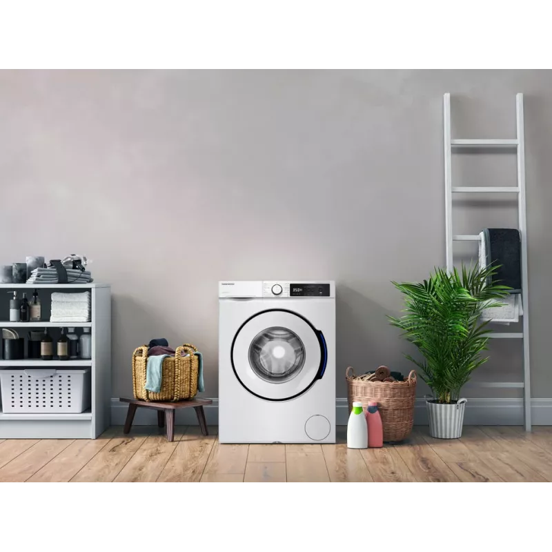 Daewoo WM-FB8514W1A-DE pesumasin Eest täidetav 8 kg 1400 p/min Valge