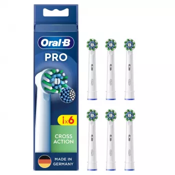 Oral-B CrossAction 6 tk Valge