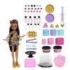 Monster High Scary Sweet Birthday Cake Kit with Clawdeen Wolf nukk and 20+ Decorating Accessories