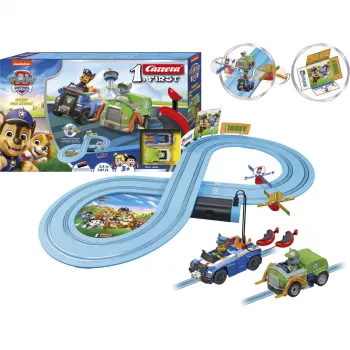 Mänguauto rada CARRERA FIRST Paw Patrol - Ready for Action, laste autorada