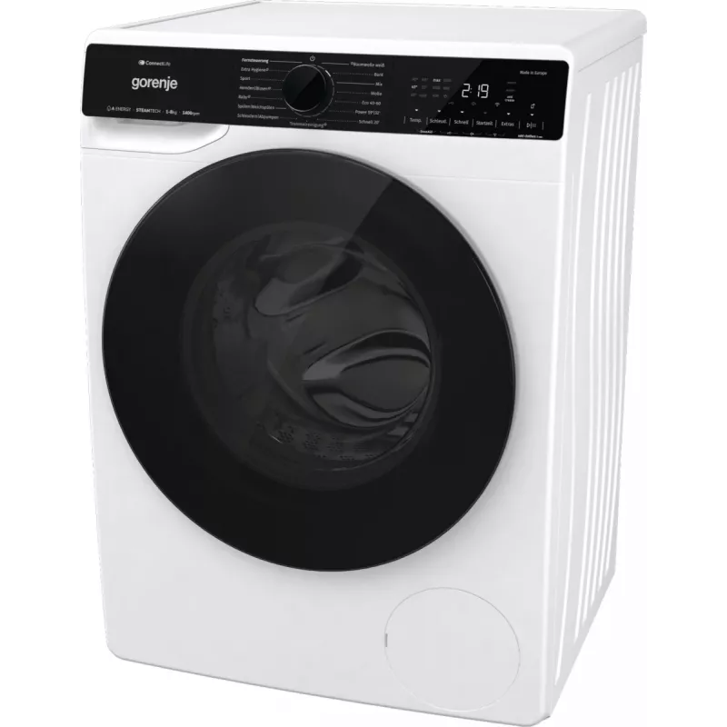 Gorenje WPNA84A2TS pesumasin eestlaetav 8 kg 1400 p/min Must, Valge