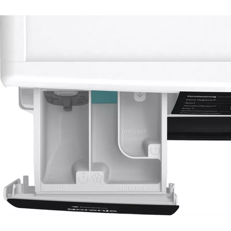 Gorenje WPNA84A2TS pesumasin eestlaetav 8 kg 1400 p/min Must, Valge