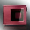 RAIJINTEK METIS PLUS minitorn arvutikorpus punane — Mini-ITX, 1x 3,5-tolline sahtel, 4x 2,5-tollist sahtlit, 120 mm ventilaatorid