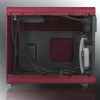 RAIJINTEK METIS PLUS minitorn arvutikorpus punane — Mini-ITX, 1x 3,5-tolline sahtel, 4x 2,5-tollist sahtlit, 120 mm ventilaatorid