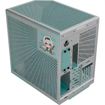 Arvutikorpus HYTE Y70 Firefly Edition karastatud klaasiga — Mid-Tower, ühildub ATX-iga