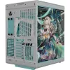 Arvutikorpus HYTE Y70 Firefly Edition karastatud klaasiga — Mid-Tower, ühildub ATX-iga