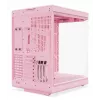 HYTE Y70 Milk Midi Tower PC korpus, roosa — toetab 120/140 mm ventilaatoreid, 2,5 tolliseid ja 3,5 tolliseid draive, alumine toiteplokk, 320×470×470 mm
