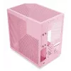 HYTE Y70 Milk Midi Tower PC korpus, roosa — toetab 120/140 mm ventilaatoreid, 2,5 tolliseid ja 3,5 tolliseid draive, alumine toiteplokk, 320×470×470 mm
