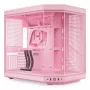 HYTE Y70 Milk Midi Tower PC korpus, roosa — toetab 120/140 mm ventilaatoreid, 2,5 tolliseid ja 3,5 tolliseid draive, alumine toiteplokk, 320×470×470 mm