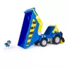 Rubble & Crew , Bark Yard Deluxe Dump Truck ehitusmasin tulede, helide ja Wheeleri tegelaskujuga, lastele mõeldud mänguasjad poistele ja tüdrukutele alates 3. eluaastast