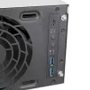 SILVERSTONE SST-RM31 raamiserveri korpus — raami vormitegur, tugi SFX/SFX-L toiteplokkidele, 2×3,5-tollist + 2×2,5-tollist pesa, USB 3.2 Gen1