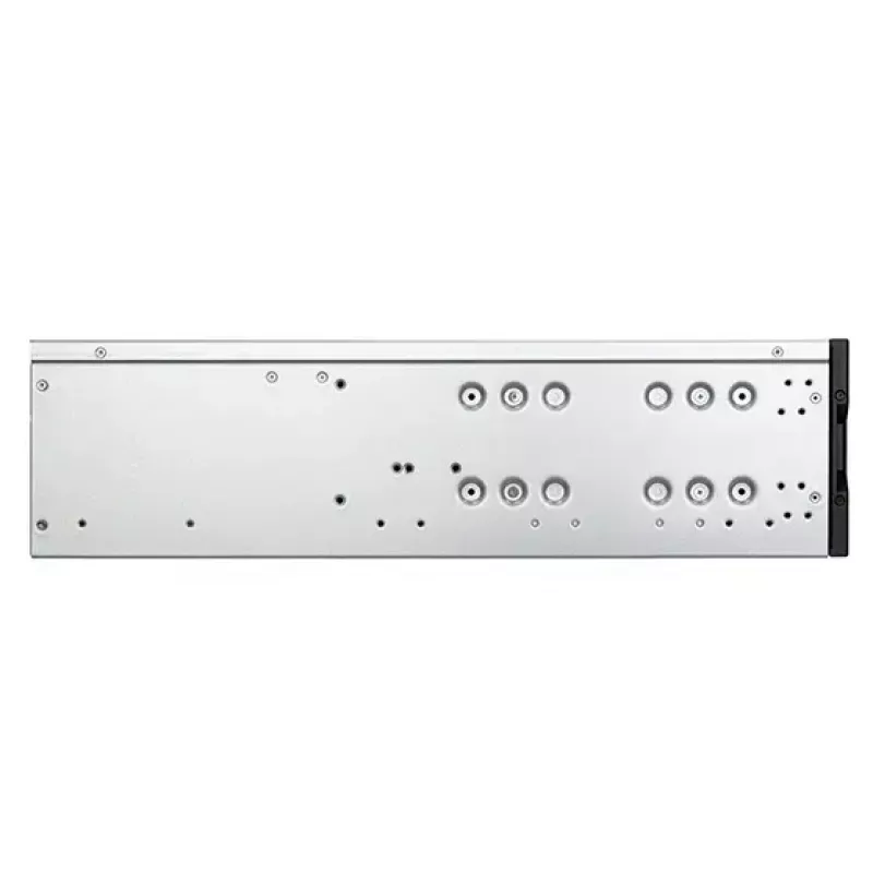 SILVERSTONE SST-RM31 raamiserveri korpus — raami vormitegur, tugi SFX/SFX-L toiteplokkidele, 2×3,5-tollist + 2×2,5-tollist pesa, USB 3.2 Gen1