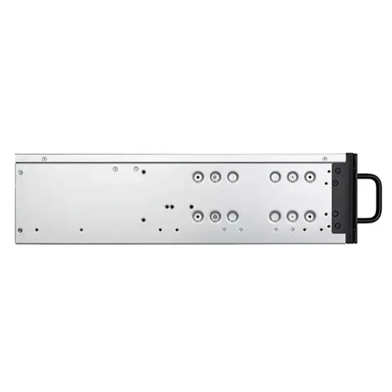 SILVERSTONE SST-RM31 raamiserveri korpus — raami vormitegur, tugi SFX/SFX-L toiteplokkidele, 2×3,5-tollist + 2×2,5-tollist pesa, USB 3.2 Gen1