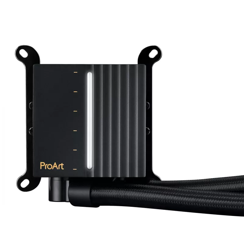 Integreeritud vedelikjahutus ASUS ProArt LC 240, 120 mm ventilaatorid, must, toetab LGA1700/AM5/AM4/115x/1200