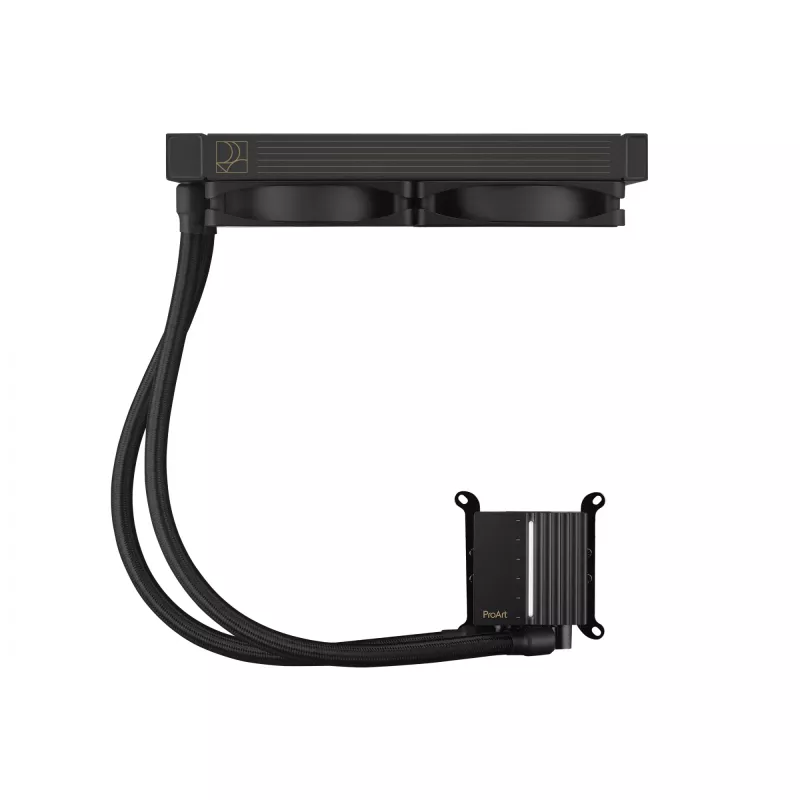 Integreeritud vedelikjahutus ASUS ProArt LC 240, 120 mm ventilaatorid, must, toetab LGA1700/AM5/AM4/115x/1200
