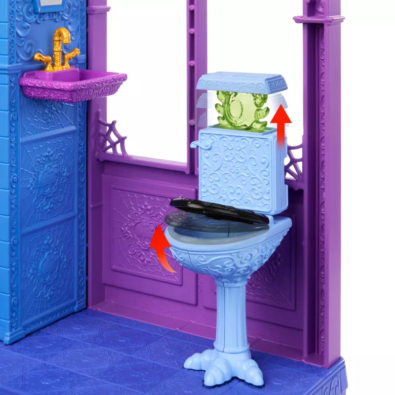 Monster High Boo-tique Hotell Nukumaja, kus igas toas peitub õudseid üllatusi ja kaasas 13+ tarvikut