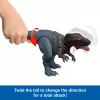 Jurassic World Rebirth Wild Roar Abelisaurus Dinosaur Toy, Tail Controlled Attack Chomp & Sound