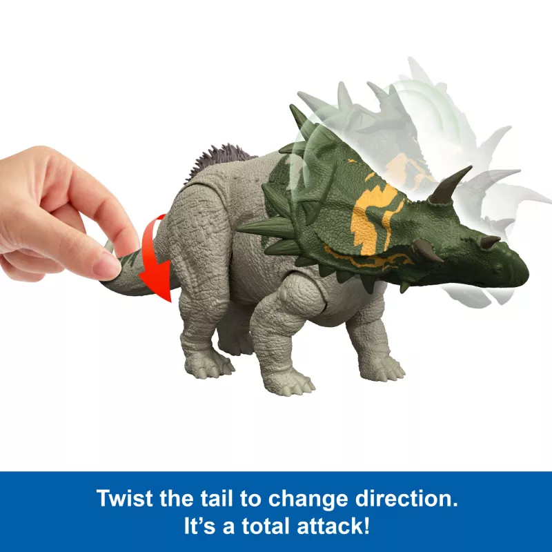 Mängufiguur MATTEL Jurassic World Wild Roar Spiclypeus JGB89 — kollektsioneeritav dinosauruse tegevusfiguur