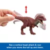 Jurassic World Rebirth Wild Roar Aucasaurus Dinosaur Toy, Tail Controlled Attack Chomp & Sound