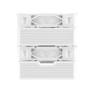 CPU jahuti Montech NX600 (valge) 120 mm ventilaatoriga, ühilduv õhkjahuti lauaarvuti protsessoritele