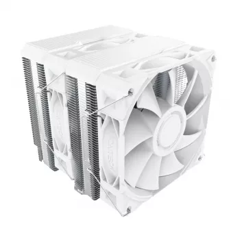 CPU jahuti Montech NX600 (valge) 120 mm ventilaatoriga, ühilduv õhkjahuti lauaarvuti protsessoritele