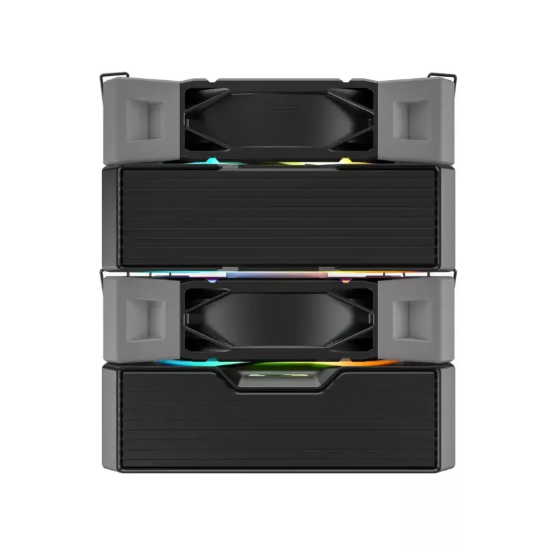 Protsessorijahuti Montech NX600 ARGB, must, 120 mm ventilaator, ARGB valgustus